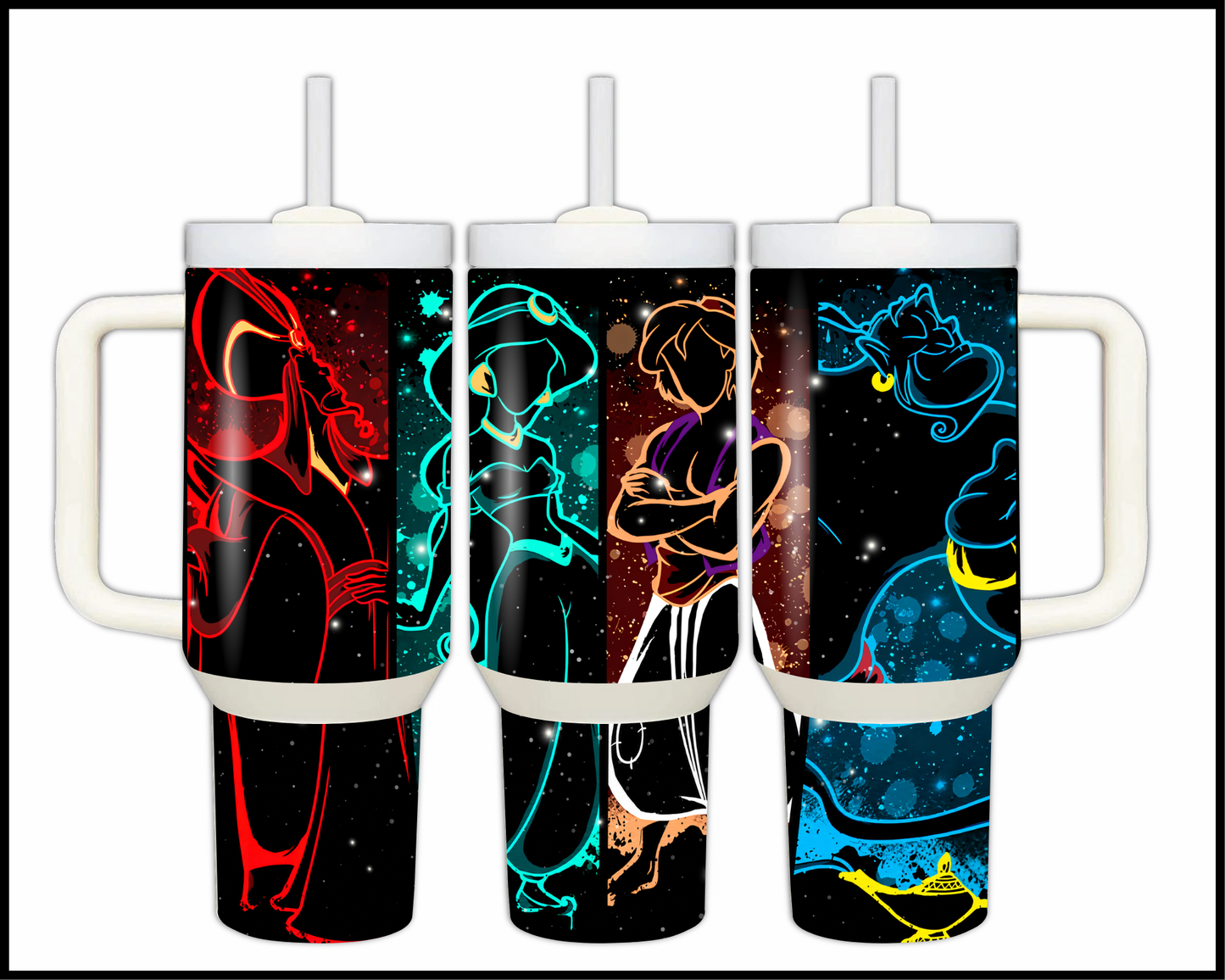 Fairytale Fluids Glow Stainless Steel Big 40oz Tumbler (014)