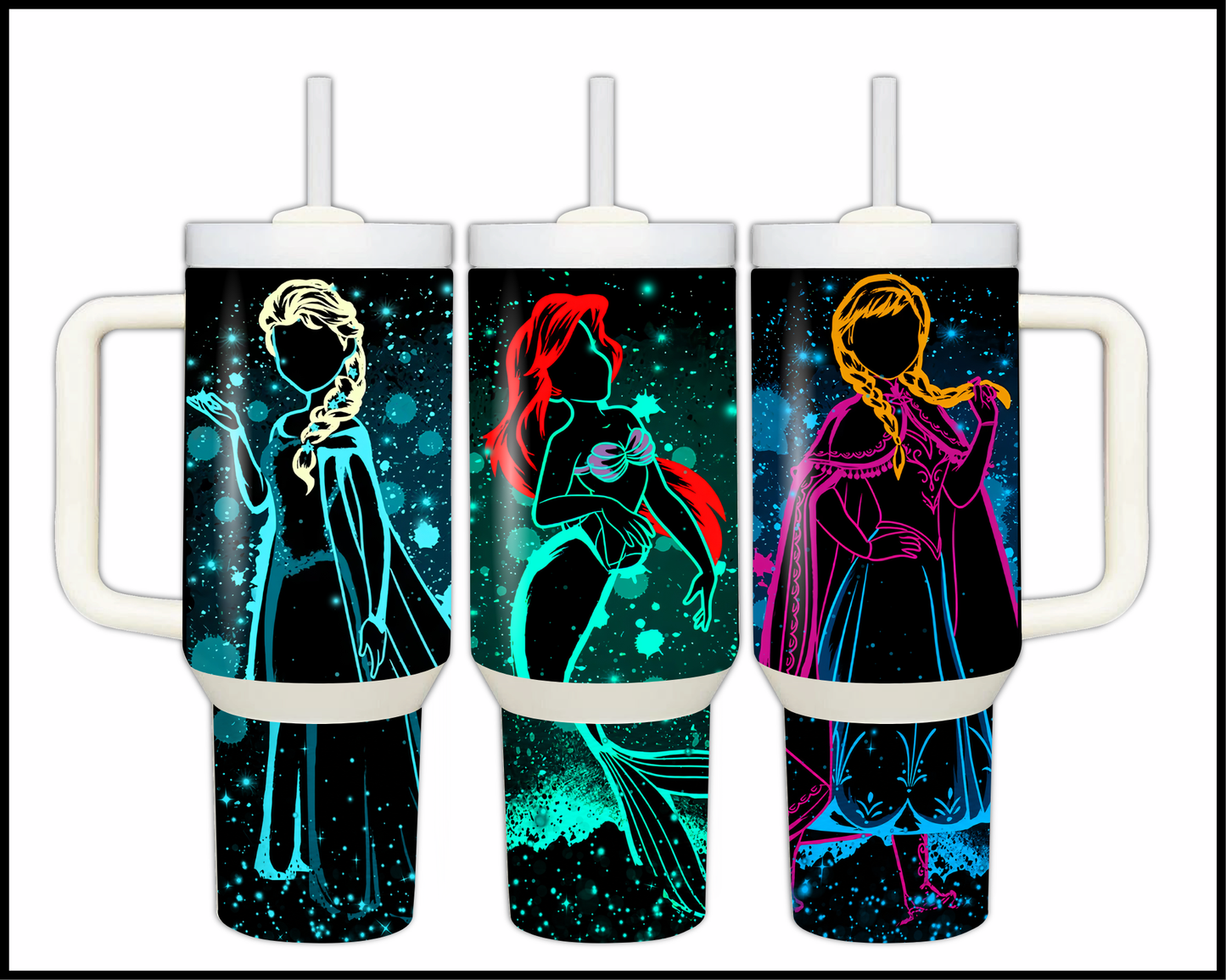 Fairytale Fluids Glow Stainless Steel Big 40oz Tumbler (020)