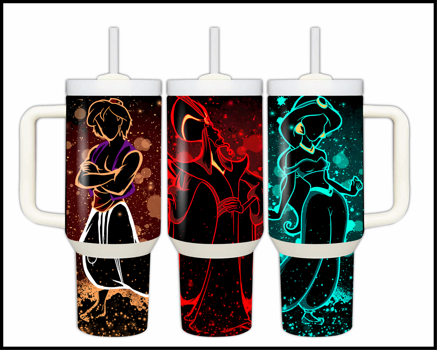 Fairytale Fluids Glow Stainless Steel Big 40oz Tumbler (022)