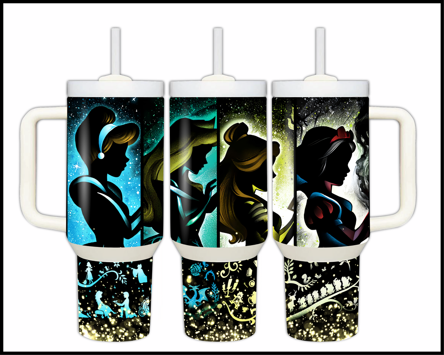 Fairytale Fluids Glow Stainless Steel Big 40oz Tumbler (031)