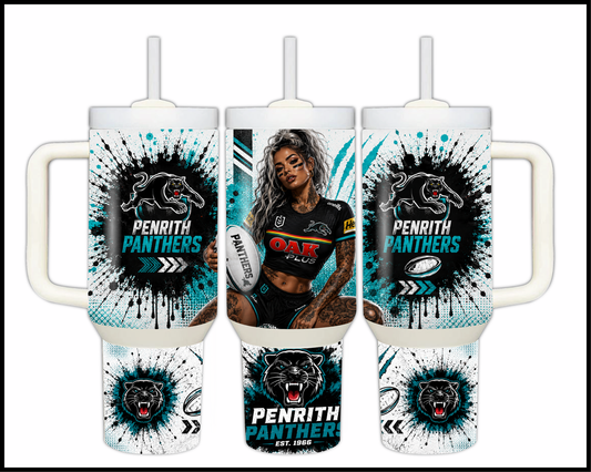 Big Guzzler Penrith Panthers Stainless Steel Tumbler (932)