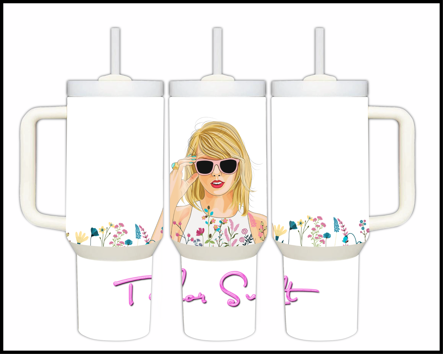 Taylor Swift Big Guzzler 40oz Stainless Steel Tumbler (004)