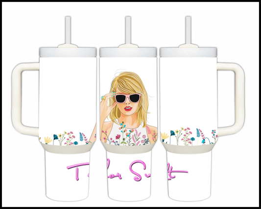 Taylor Swift Big Guzzler 40oz Stainless Steel Tumbler (004)
