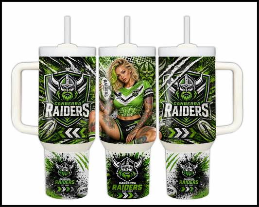 Big Guzzler Canberra Raiders Stainless Steel Tumbler (943)