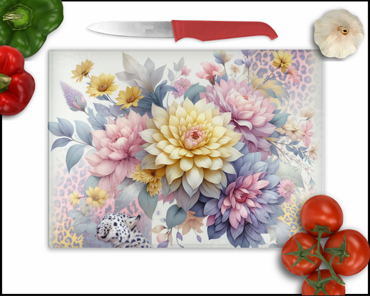 Floral Sublimated Cutting Board (100)