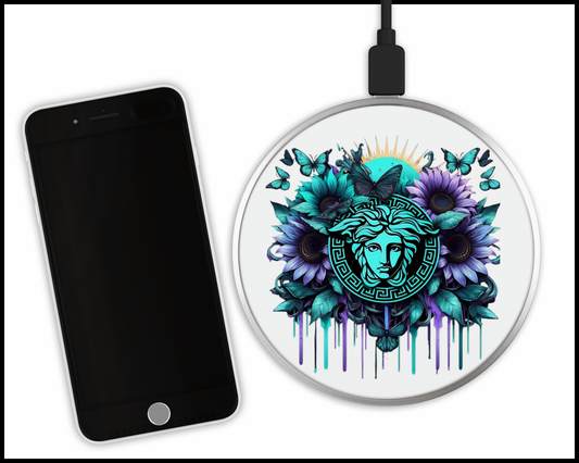 Versace Inspired Sublimated Wireless Phone Charger (342)