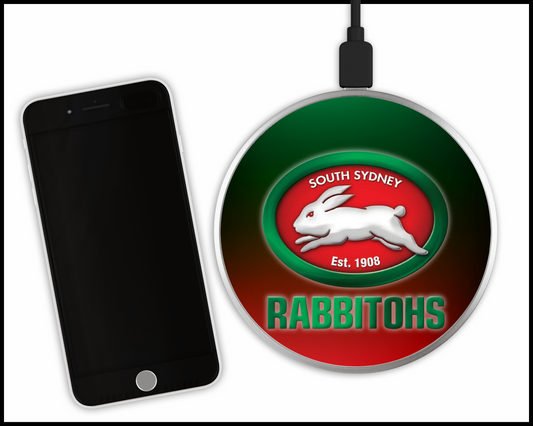 South Sydney Rabbitohs Sublimated Wireless Phone Charger (003)