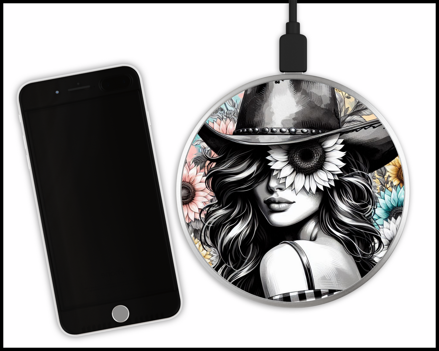 Sexy Bad Ars@ Sublimated Wireless Phone Charger (192)