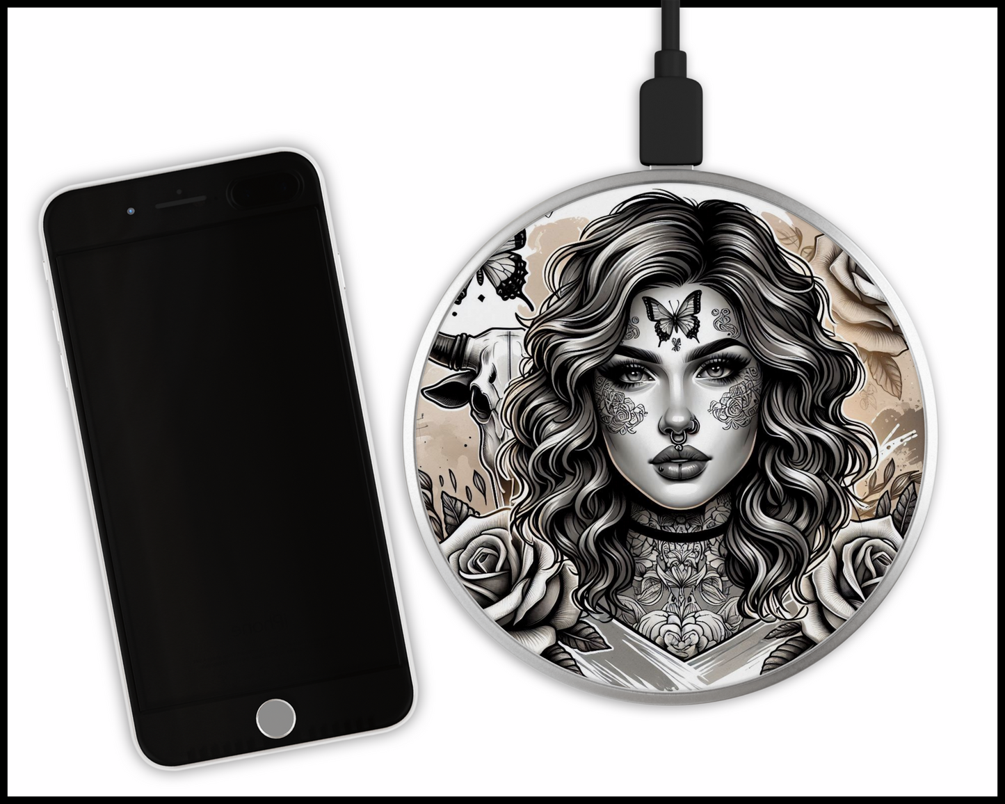 Sexy Bad Ars@ Sublimated Wireless Phone Charger (242)