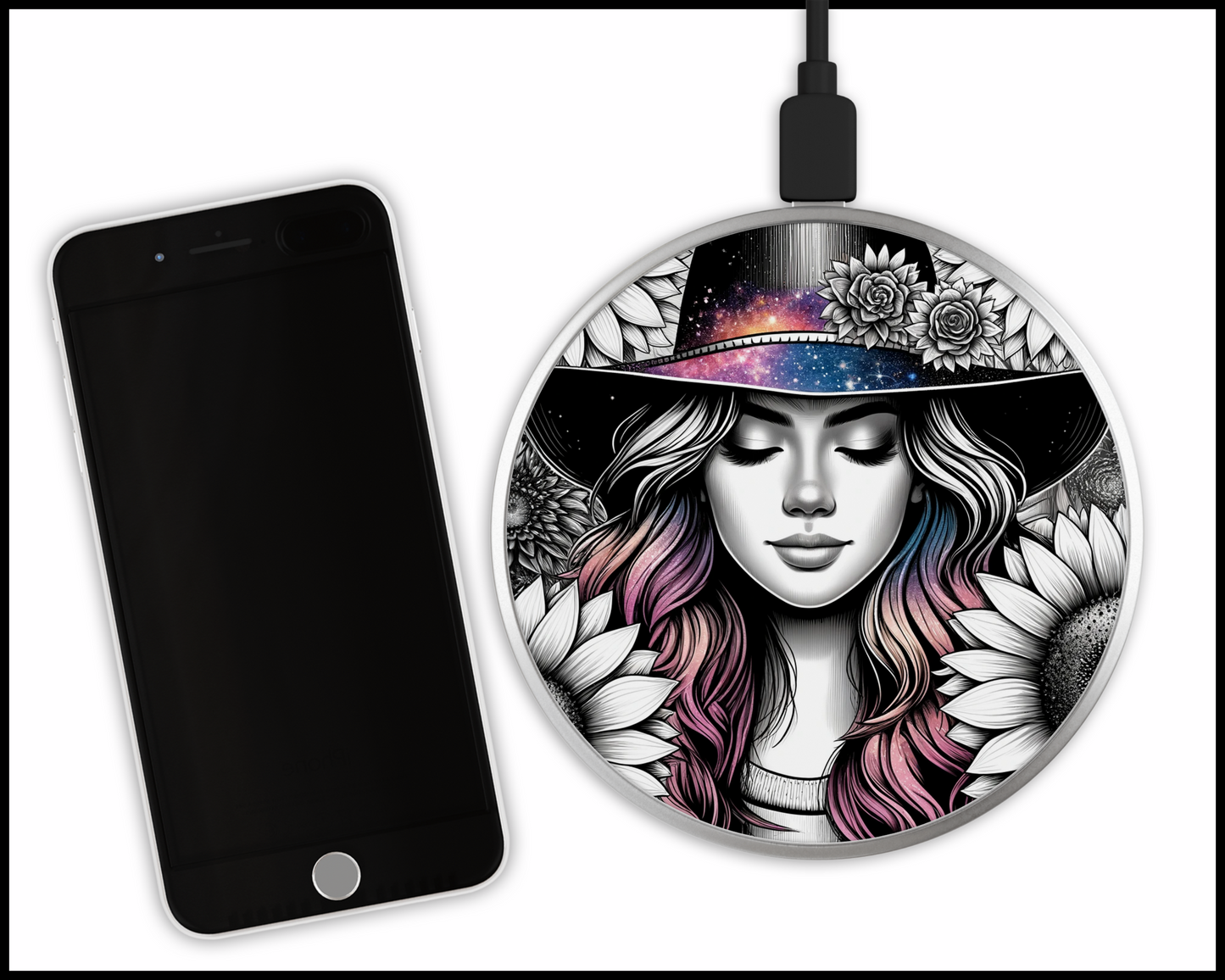 She is grace Sublimated Wireless Phone Charger (292)