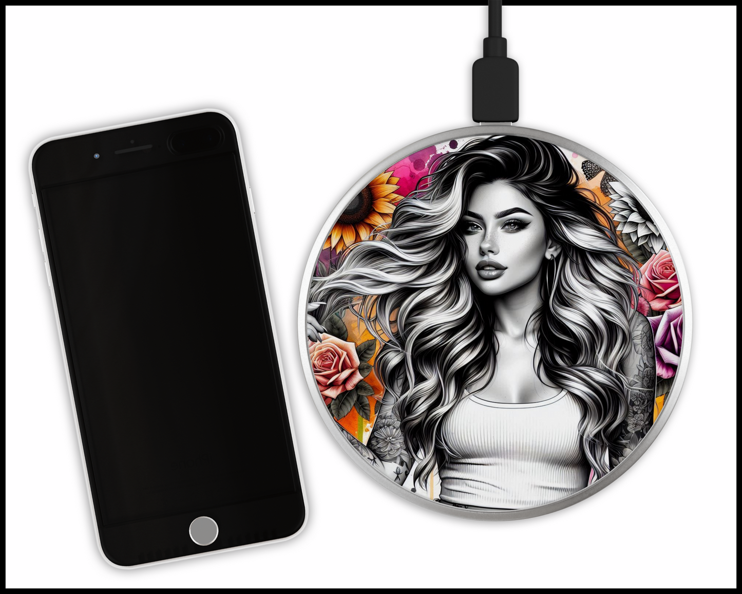 Sexy Bad Ars@ Sublimated Wireless Phone Charger (293)