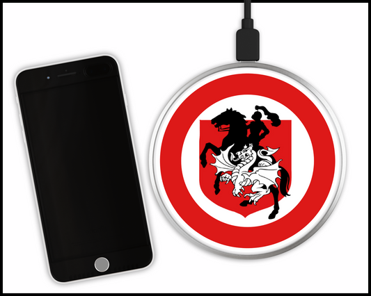 St George Dragons Sublimated Wireless Phone Charger (002)