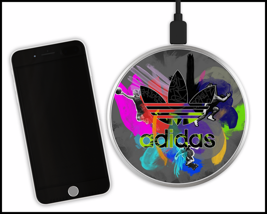 Adidas Inspired Sublimated Wireless Phone Charger (347)