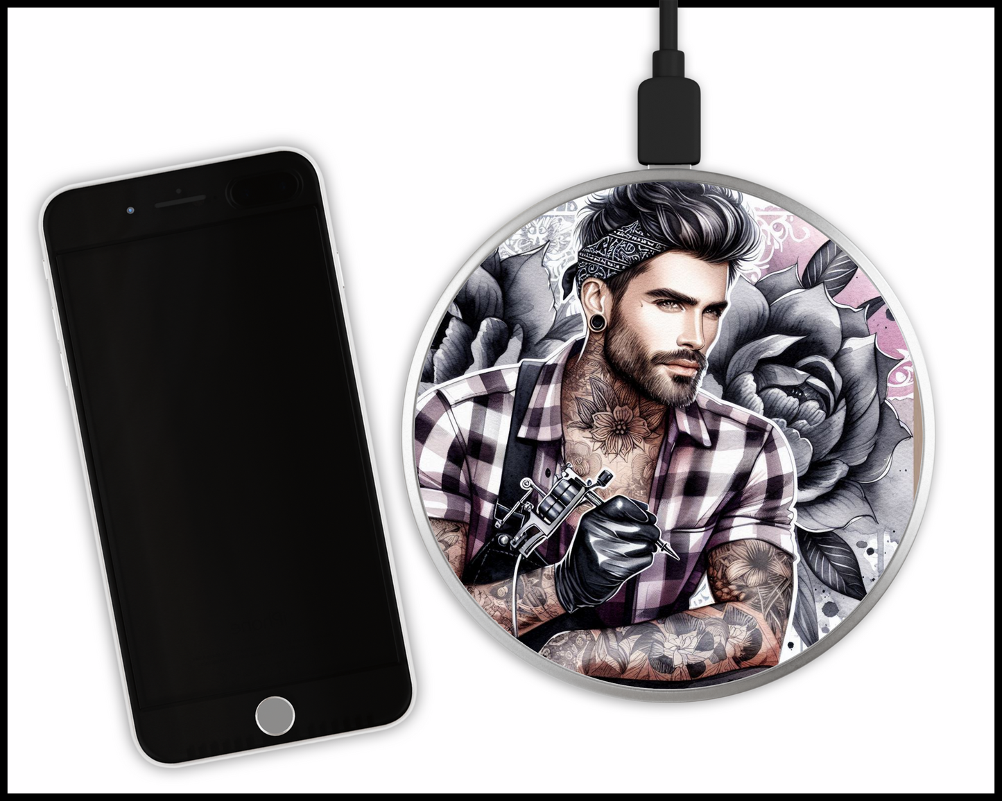 Sexy Bad Ars@ Sublimated Wireless Phone Charger (198)