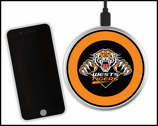 Wests Tigers Sublimated Wireless Phone Charger (002)