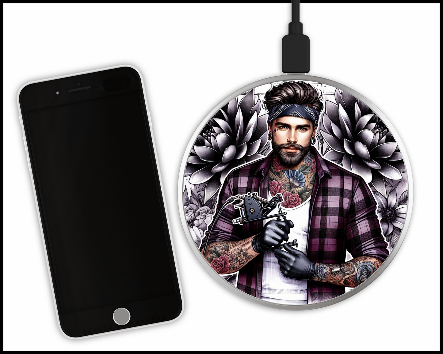 Sexy Bad Ars@ Sublimated Wireless Phone Charger (199)