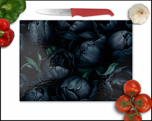 Black Roses Sublimated Cutting Board (003)