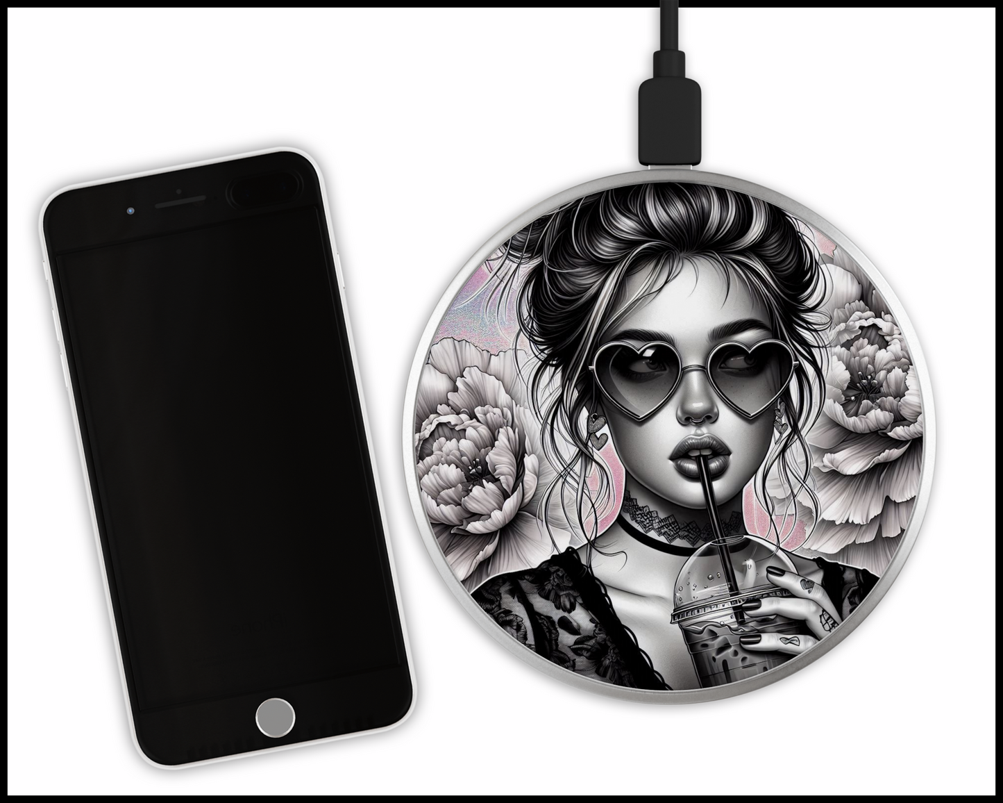 Sexy Bad Ars@ Sublimated Wireless Phone Charger (094)