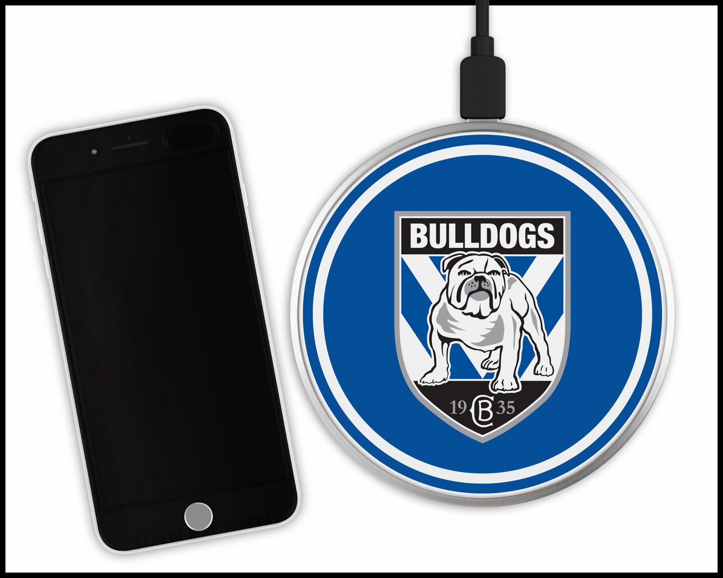 Canterbury Bulldogs Sublimated Wireless Phone Charger