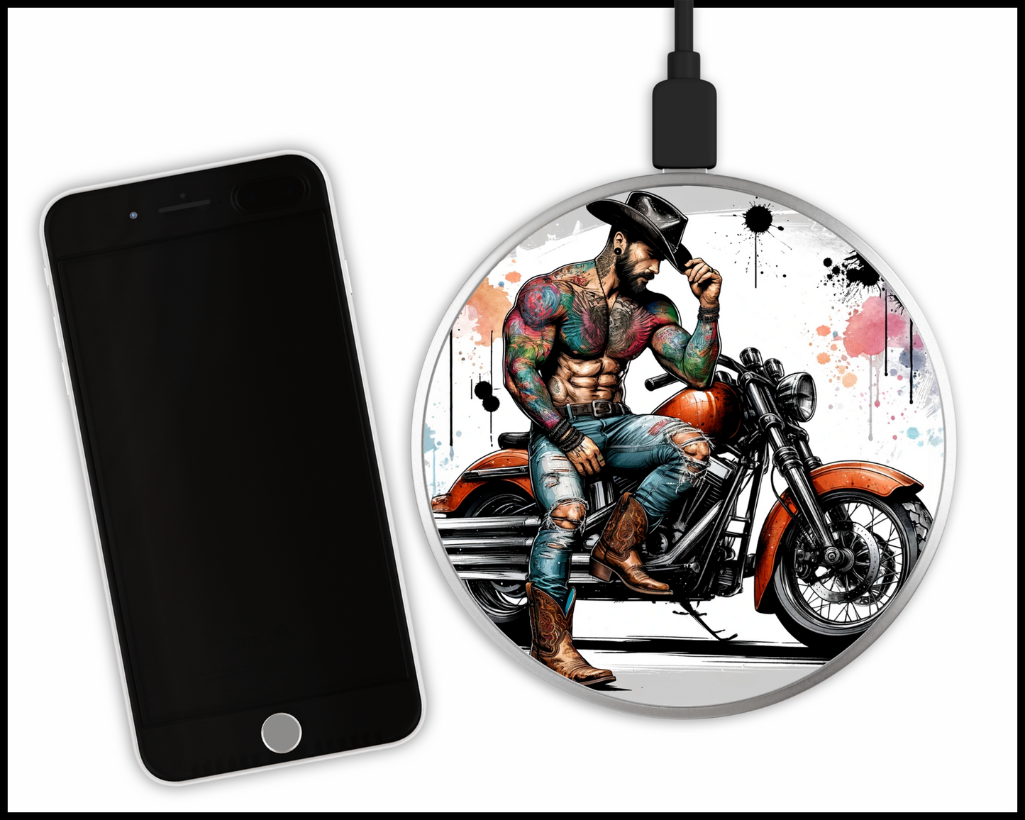 Sexy Bad Ars@ Sublimated Wireless Phone Charger (200)