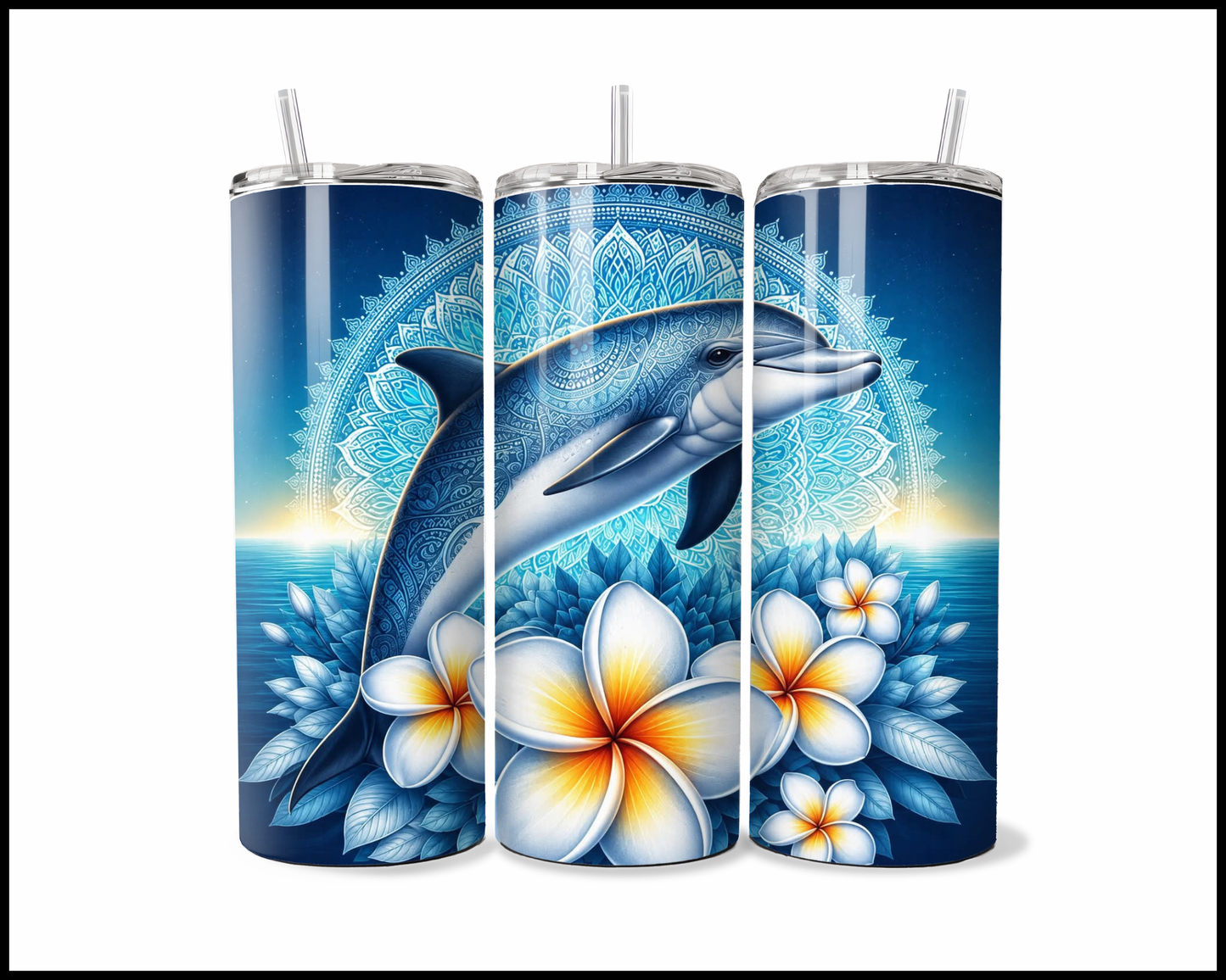Ocean Mandala Leap Tumbler (5197)