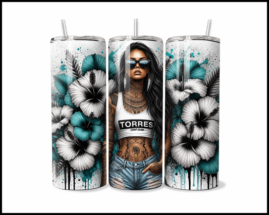 Island Girl - Torres Straight Island Tumbler (5202)