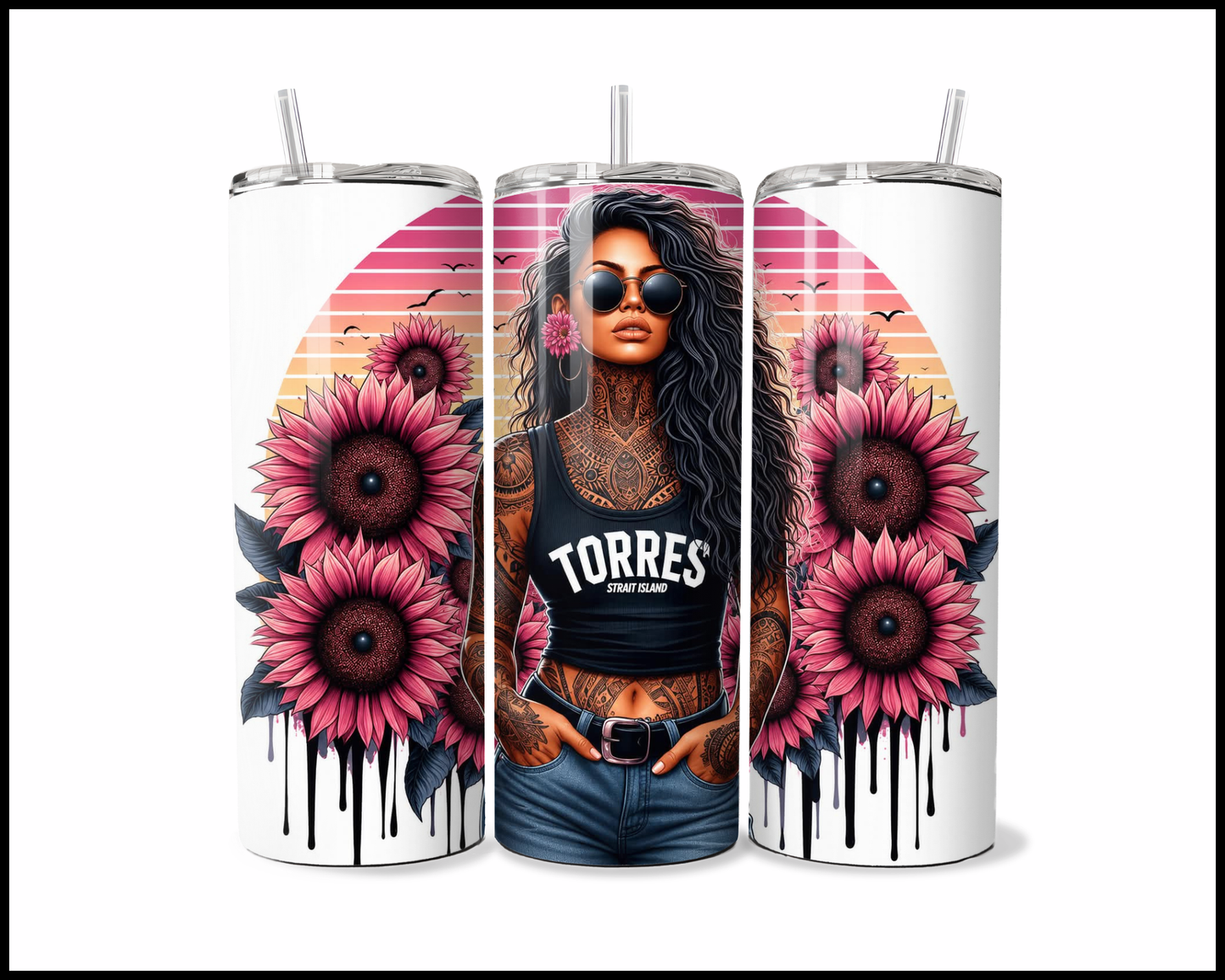 Island Girl - Torres Straight Island Tumbler (5204)