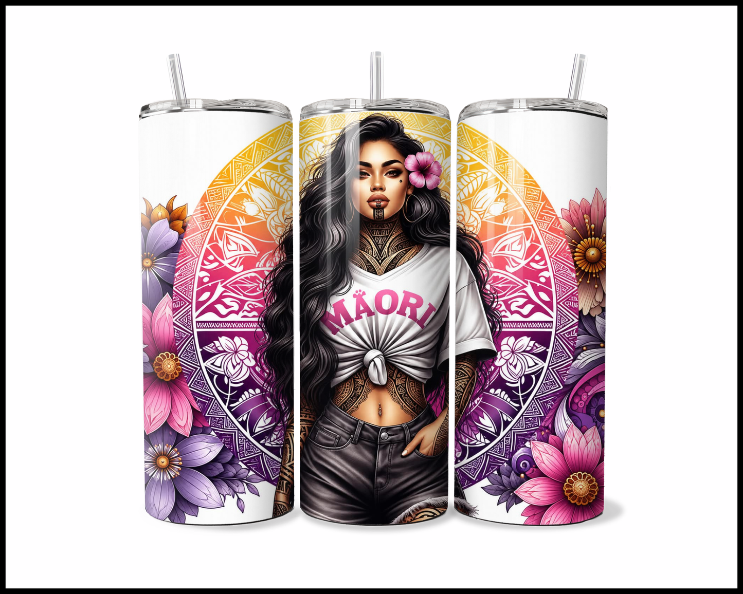 Island Girl - Maori Tumbler (5207)