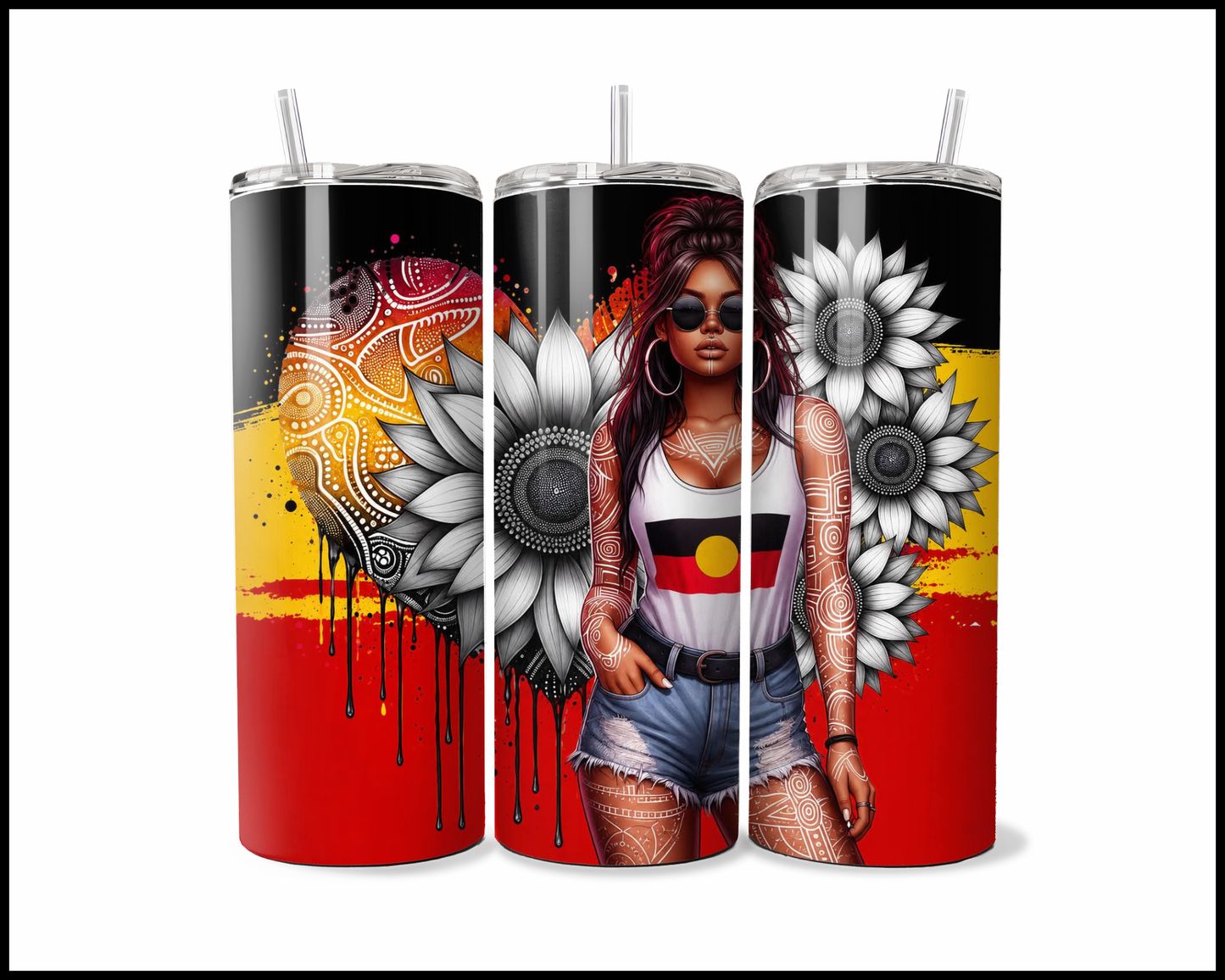 Island Girl - Aboriginal Tumbler (5215)