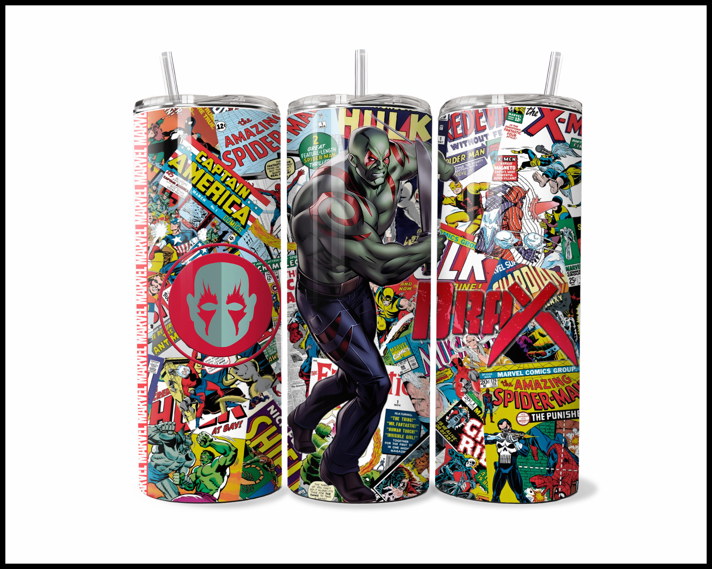 Dual-Dagger Destroyer - Action-Packed Page-Turner Tumbler (5308)