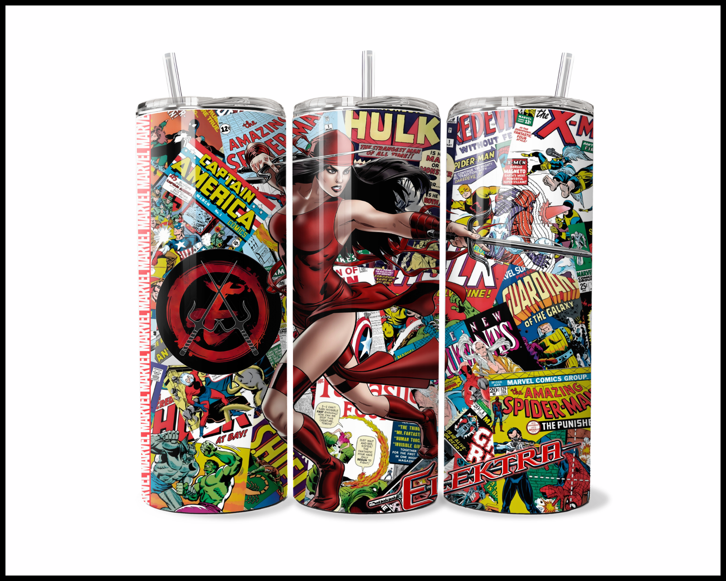 Crimson Martial Master - Action-Packed Page-Turner Tumbler (5309)