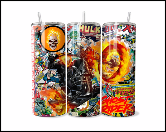 Inferno Highway Haunter - Action-Packed Page-Turner Tumbler (5314)