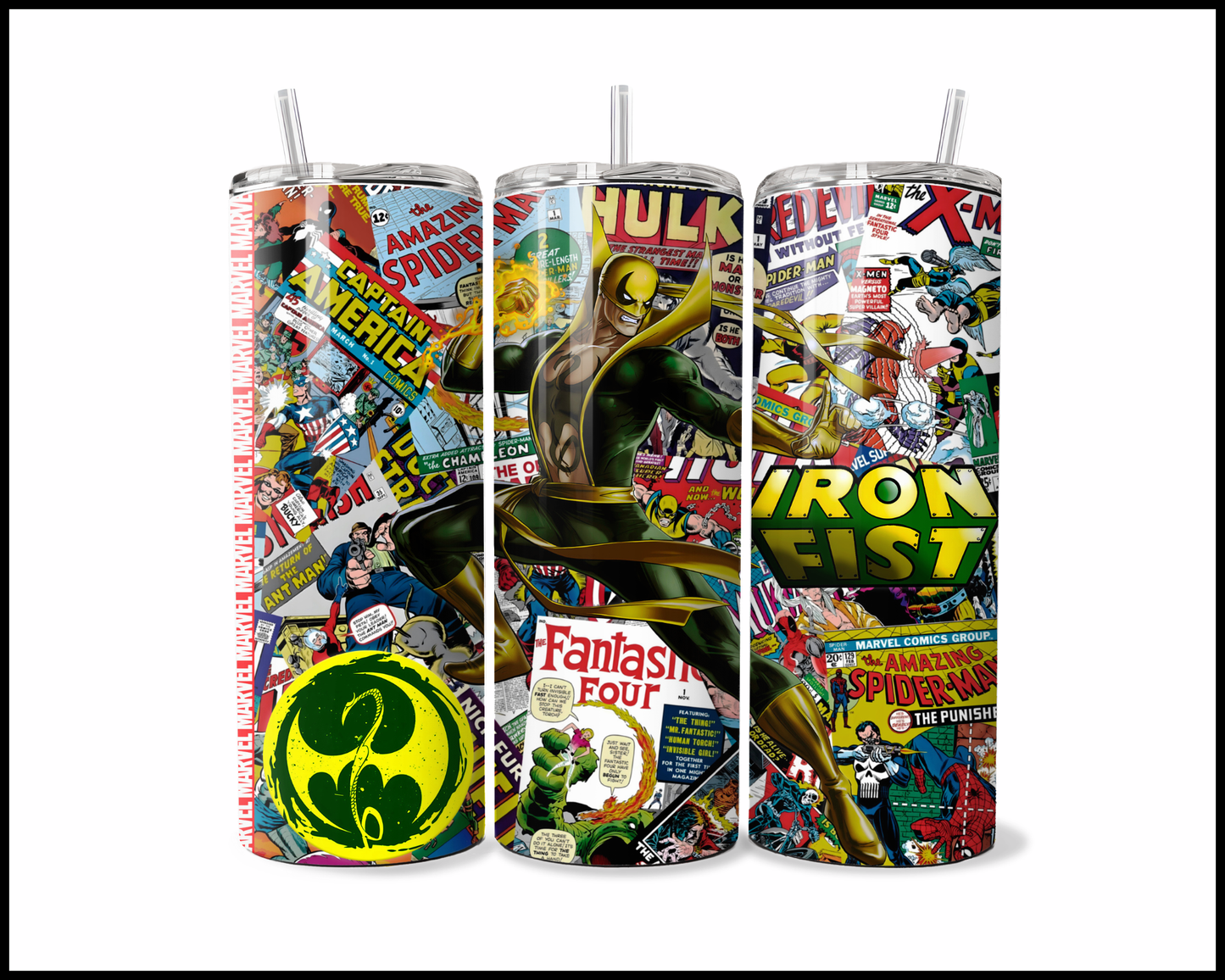 Dragon-Strike Monk - Action-Packed Page-Turner Tumbler (5320)