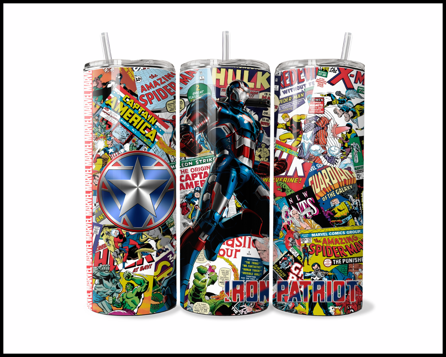 Patriot-Prime Mech Warrior - Action-Packed Page-Turner Tumbler (5322)