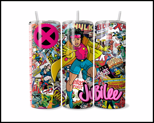 Neon Firework Festive Flyer - Action-Packed Page-Turner Tumbler (5325)