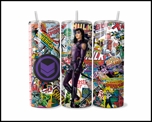 Purple Markswoman - Action-Packed Page-Turner Tumbler (5327)