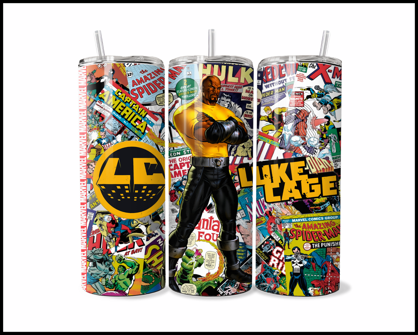 The Titanium Titan - Action-Packed Page-Turner Tumbler (5331)