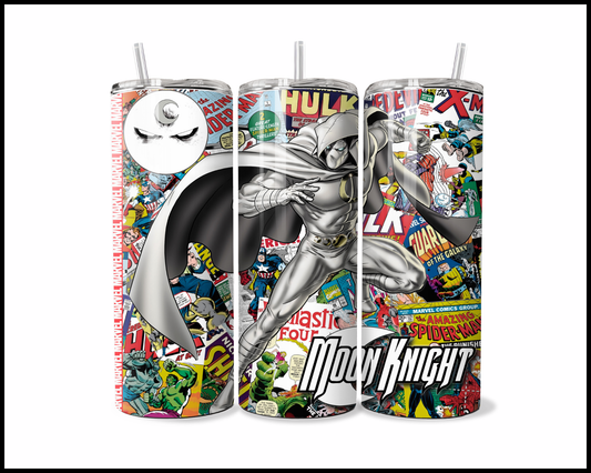 Crescent Crusader - Action-Packed Page-Turner Tumbler (5333)