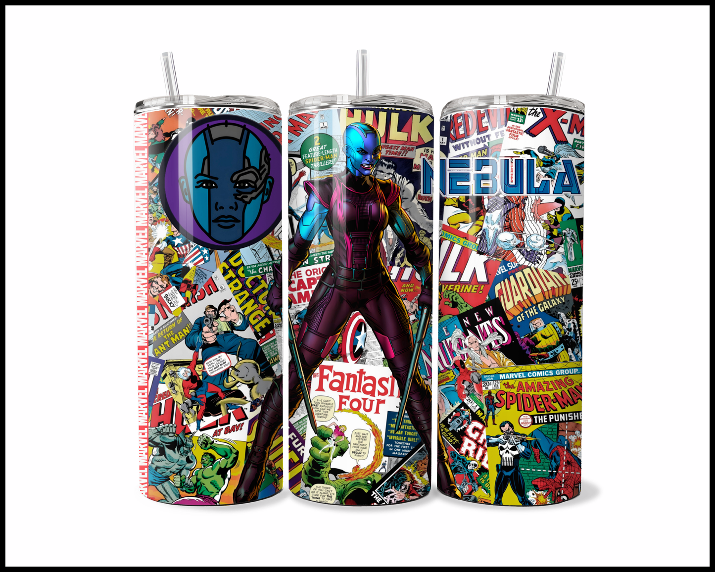 The Cybernetic Assassin - Action-Packed Page-Turner Tumbler (5338)
