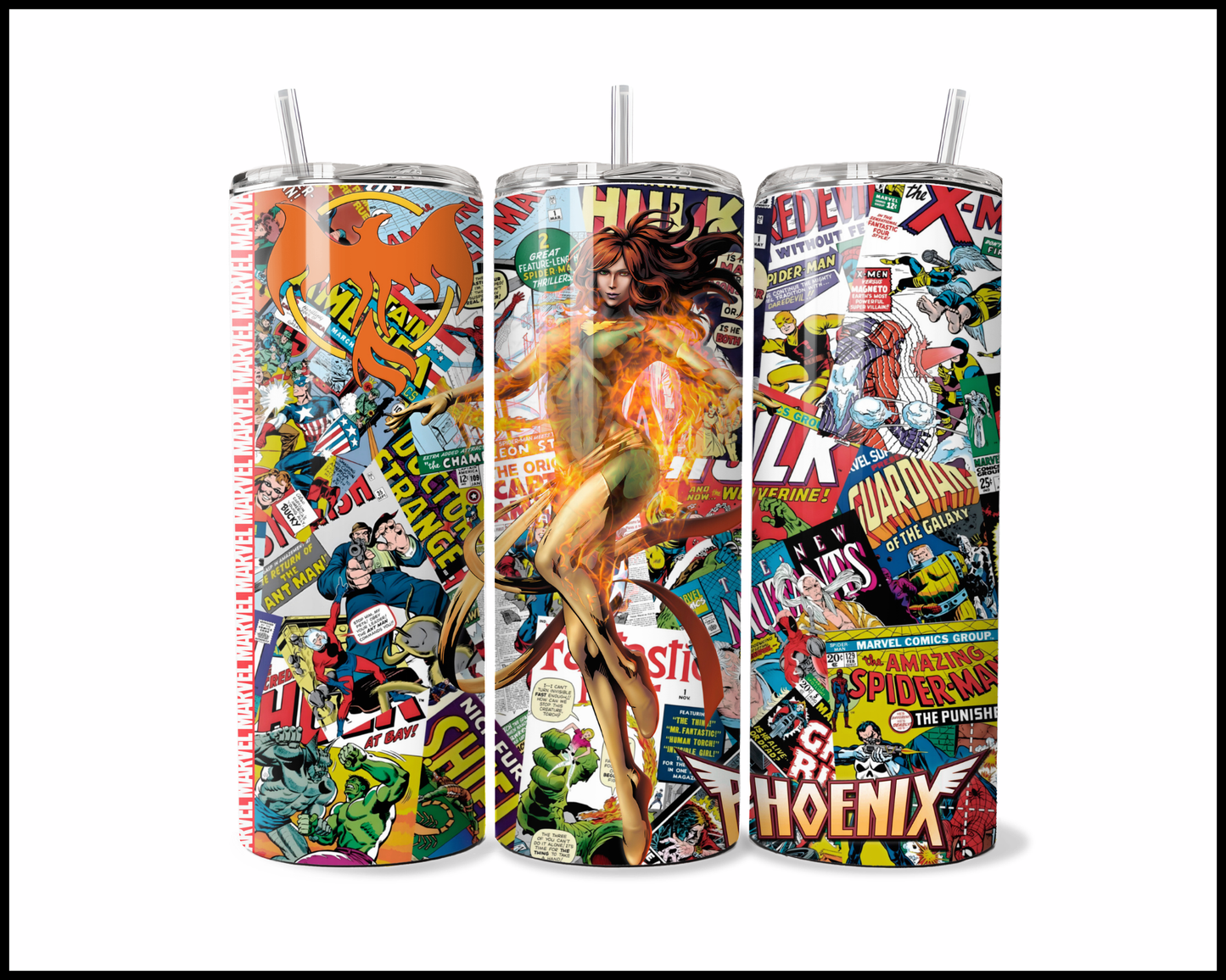 The Firebird Avatar - Action-Packed Page-Turner Tumbler (5341)