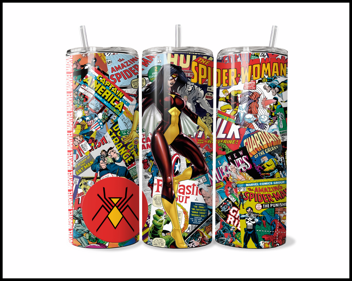 Madam Web Weaver - Action-Packed Page-Turner Tumbler (5354)