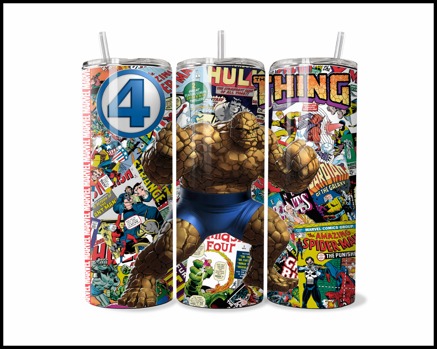 The Rock-Skinned Powerhouse – Action-Packed Page-Turner Tumbler (5361)