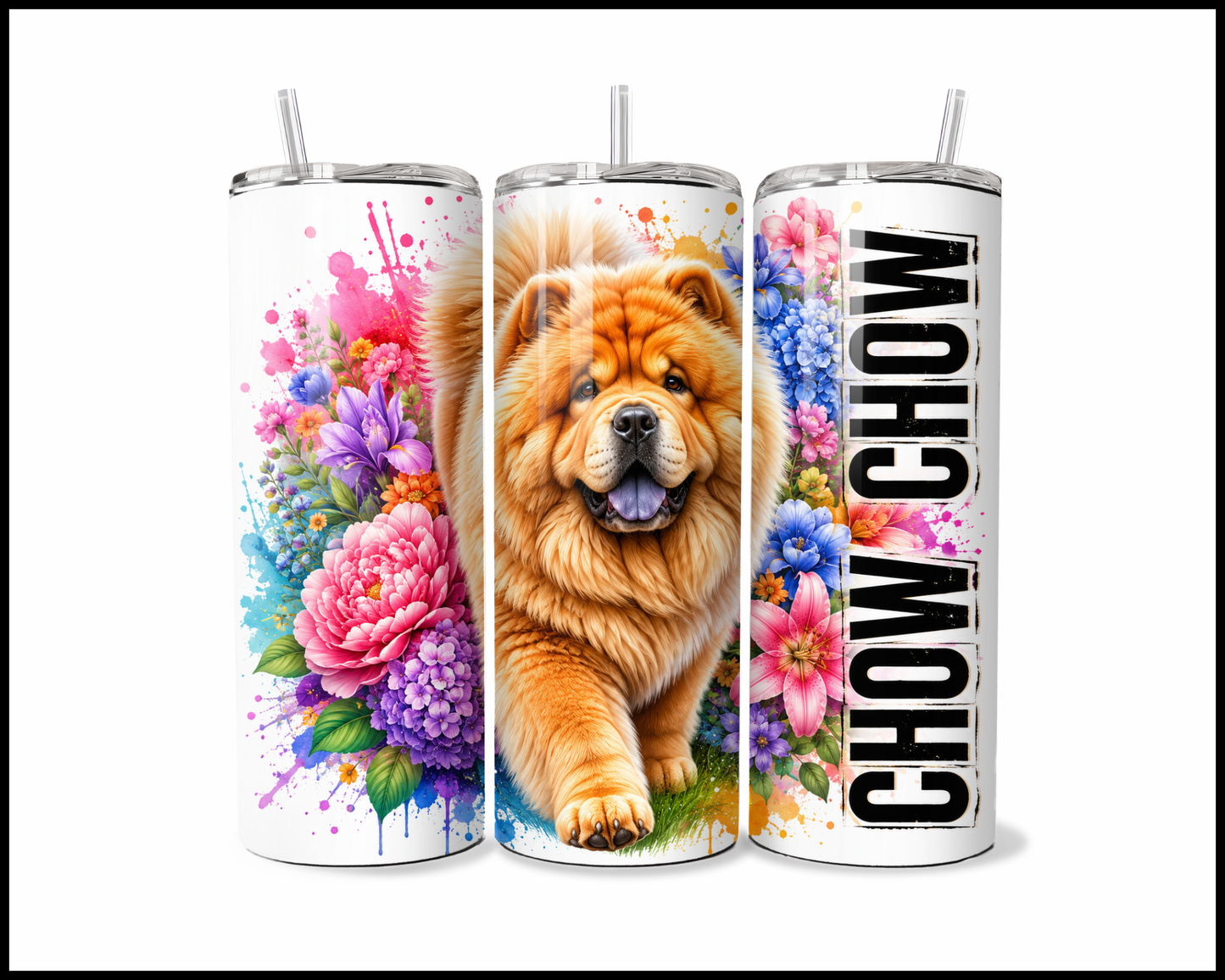 Blooming Chow Chow Tumbler (5439)