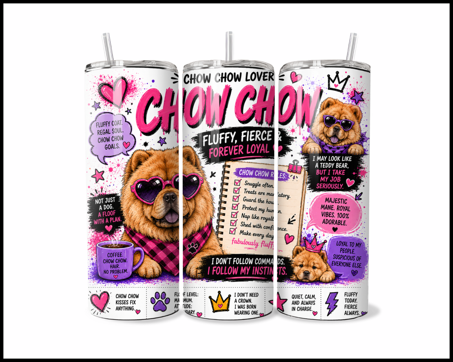 Chow Chow Lover Tumbler (5440)