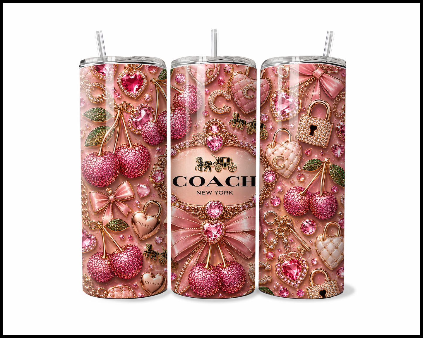 Gilded Charms Tumbler (5448)