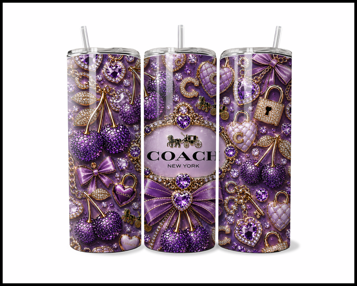 Gilded Charms Tumbler (5455)