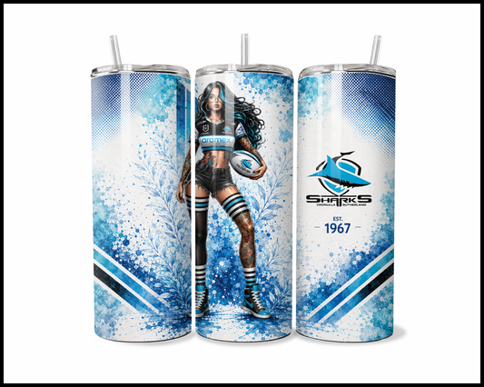 Stainless Steel Tumbler - Cronulla Sharks (5493)
