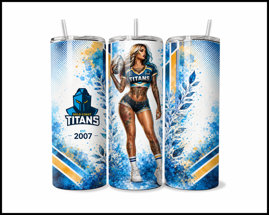 Stainless Steel Tumbler - Gold Coast Titans (5495)