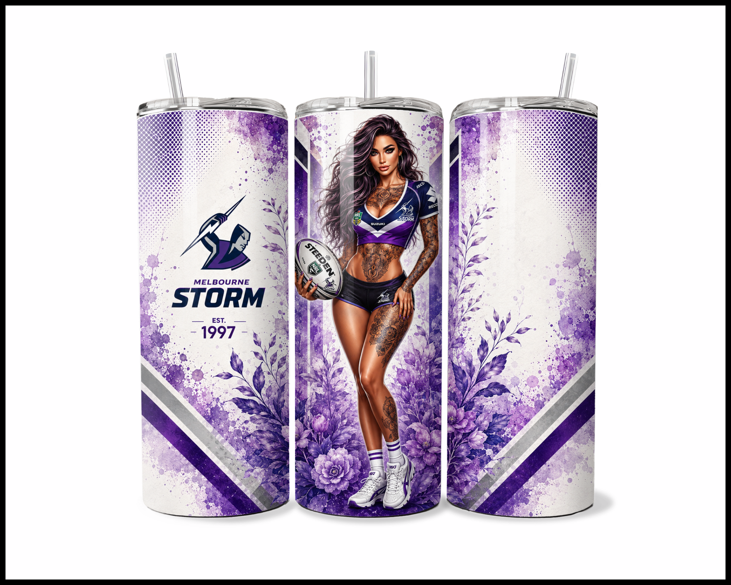 Stainless Steel Tumbler - Melbourne Storm (5497)