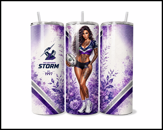 Stainless Steel Tumbler - Melbourne Storm (5497)